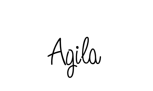 How to make Agila name signature. Use Angelique-Rose-font-FFP style for creating short signs online. This is the latest handwritten sign. Agila signature style 5 images and pictures png