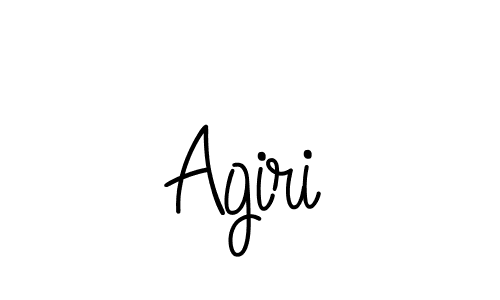 How to make Agiri name signature. Use Angelique-Rose-font-FFP style for creating short signs online. This is the latest handwritten sign. Agiri signature style 5 images and pictures png