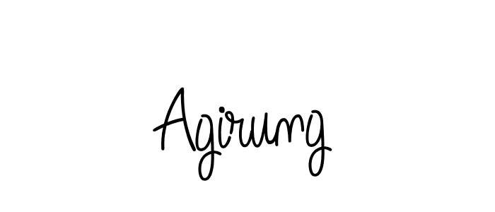 Check out images of Autograph of Agirung name. Actor Agirung Signature Style. Angelique-Rose-font-FFP is a professional sign style online. Agirung signature style 5 images and pictures png