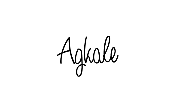 How to make Agkale signature? Angelique-Rose-font-FFP is a professional autograph style. Create handwritten signature for Agkale name. Agkale signature style 5 images and pictures png