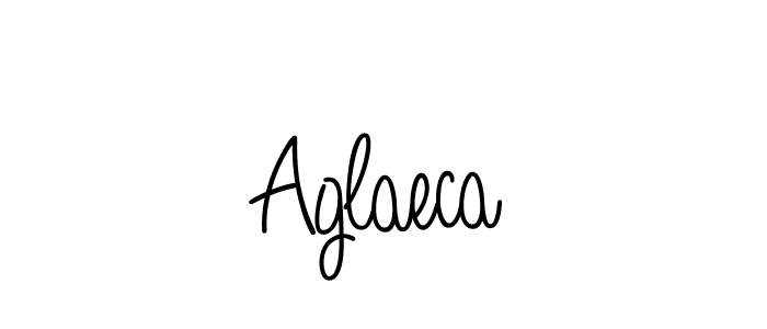 How to make Aglaeca name signature. Use Angelique-Rose-font-FFP style for creating short signs online. This is the latest handwritten sign. Aglaeca signature style 5 images and pictures png