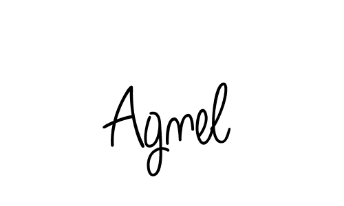 Once you've used our free online signature maker to create your best signature Angelique-Rose-font-FFP style, it's time to enjoy all of the benefits that Agnel name signing documents. Agnel signature style 5 images and pictures png