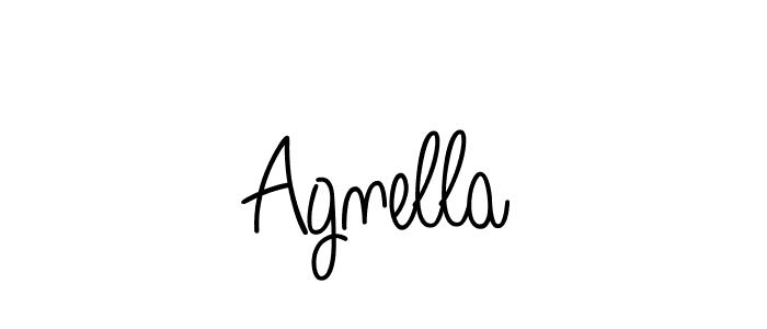 Also we have Agnella name is the best signature style. Create professional handwritten signature collection using Angelique-Rose-font-FFP autograph style. Agnella signature style 5 images and pictures png