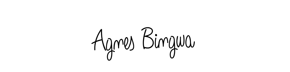 Here are the top 10 professional signature styles for the name Agnes Bingwa. These are the best autograph styles you can use for your name. Agnes Bingwa signature style 5 images and pictures png