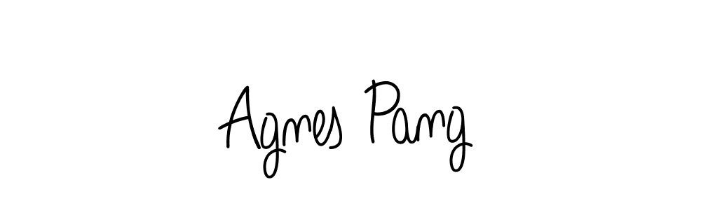 How to make Agnes Pang signature? Angelique-Rose-font-FFP is a professional autograph style. Create handwritten signature for Agnes Pang name. Agnes Pang signature style 5 images and pictures png