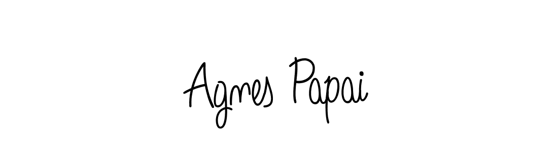 It looks lik you need a new signature style for name Agnes Papai. Design unique handwritten (Angelique-Rose-font-FFP) signature with our free signature maker in just a few clicks. Agnes Papai signature style 5 images and pictures png