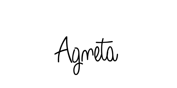 How to make Agneta signature? Angelique-Rose-font-FFP is a professional autograph style. Create handwritten signature for Agneta name. Agneta signature style 5 images and pictures png