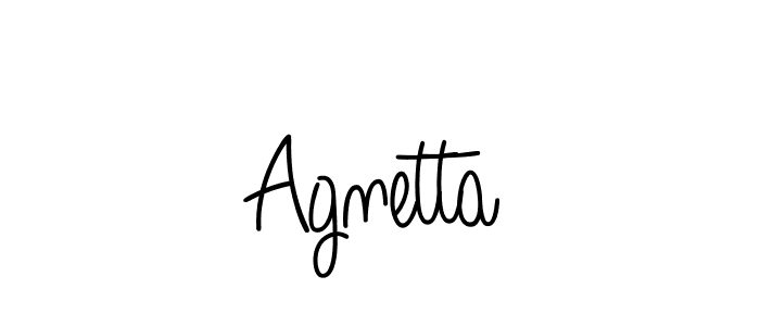 Best and Professional Signature Style for Agnetta. Angelique-Rose-font-FFP Best Signature Style Collection. Agnetta signature style 5 images and pictures png