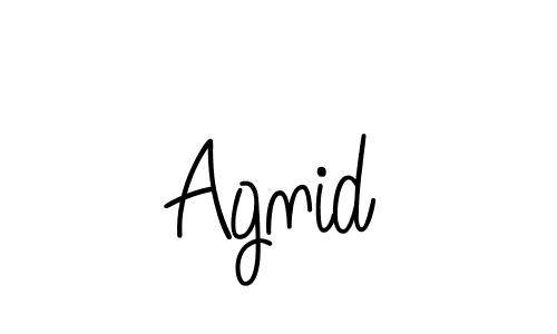 It looks lik you need a new signature style for name Agnid. Design unique handwritten (Angelique-Rose-font-FFP) signature with our free signature maker in just a few clicks. Agnid signature style 5 images and pictures png