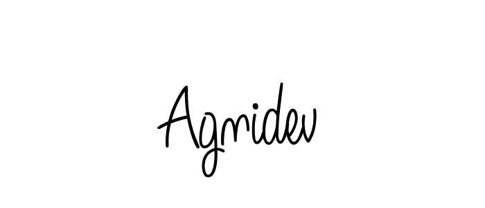 Here are the top 10 professional signature styles for the name Agnidev. These are the best autograph styles you can use for your name. Agnidev signature style 5 images and pictures png