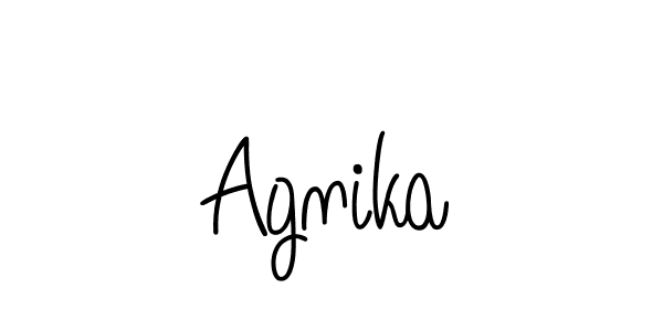 How to make Agnika signature? Angelique-Rose-font-FFP is a professional autograph style. Create handwritten signature for Agnika name. Agnika signature style 5 images and pictures png