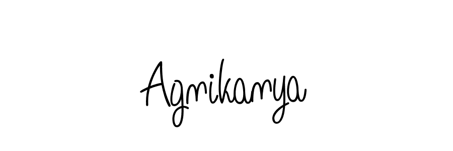 if you are searching for the best signature style for your name Agnikanya. so please give up your signature search. here we have designed multiple signature styles  using Angelique-Rose-font-FFP. Agnikanya signature style 5 images and pictures png