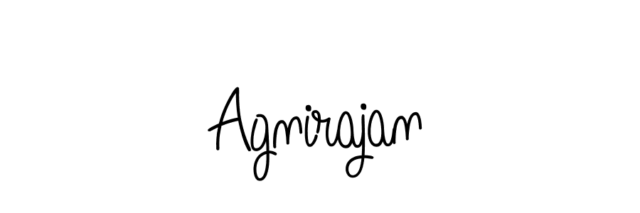 How to make Agnirajan signature? Angelique-Rose-font-FFP is a professional autograph style. Create handwritten signature for Agnirajan name. Agnirajan signature style 5 images and pictures png