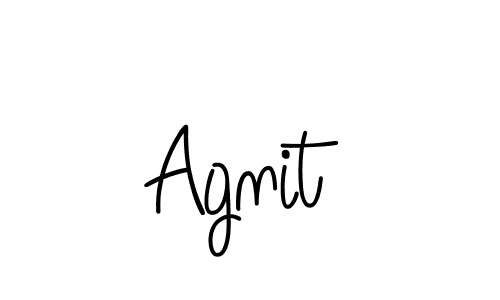 How to make Agnit signature? Angelique-Rose-font-FFP is a professional autograph style. Create handwritten signature for Agnit name. Agnit signature style 5 images and pictures png