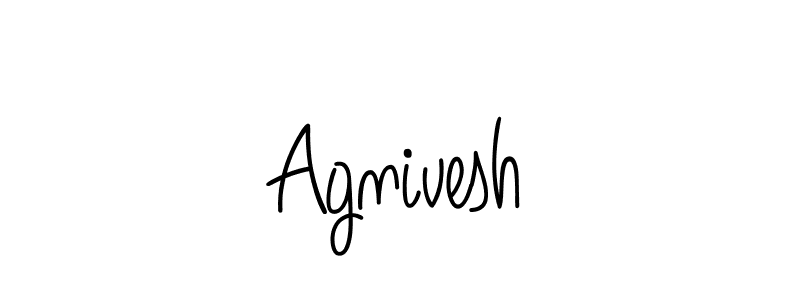 if you are searching for the best signature style for your name Agnivesh. so please give up your signature search. here we have designed multiple signature styles  using Angelique-Rose-font-FFP. Agnivesh signature style 5 images and pictures png