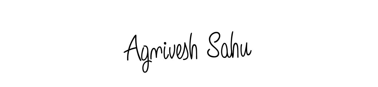 Make a beautiful signature design for name Agnivesh Sahu. Use this online signature maker to create a handwritten signature for free. Agnivesh Sahu signature style 5 images and pictures png