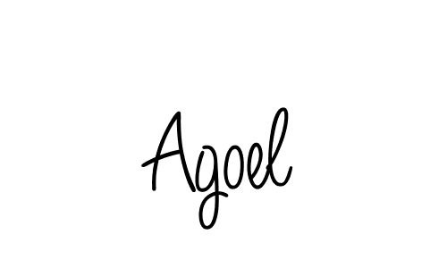 if you are searching for the best signature style for your name Agoel. so please give up your signature search. here we have designed multiple signature styles  using Angelique-Rose-font-FFP. Agoel signature style 5 images and pictures png