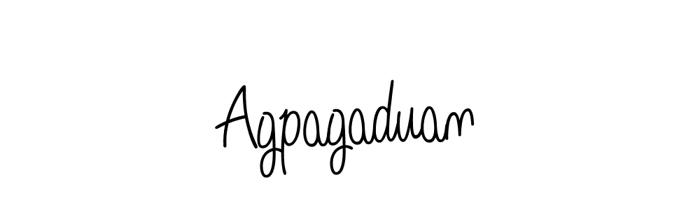 How to make Agpagaduan name signature. Use Angelique-Rose-font-FFP style for creating short signs online. This is the latest handwritten sign. Agpagaduan signature style 5 images and pictures png