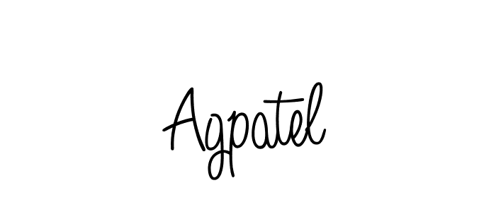 Here are the top 10 professional signature styles for the name Agpatel. These are the best autograph styles you can use for your name. Agpatel signature style 5 images and pictures png