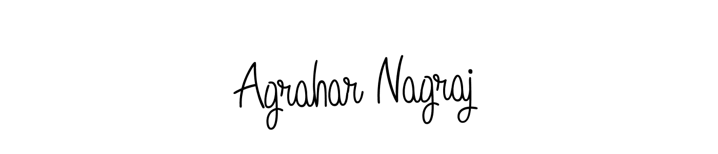 Angelique-Rose-font-FFP is a professional signature style that is perfect for those who want to add a touch of class to their signature. It is also a great choice for those who want to make their signature more unique. Get Agrahar Nagraj name to fancy signature for free. Agrahar Nagraj signature style 5 images and pictures png