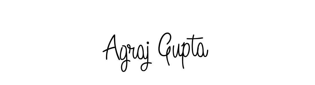 Create a beautiful signature design for name Agraj Gupta. With this signature (Angelique-Rose-font-FFP) fonts, you can make a handwritten signature for free. Agraj Gupta signature style 5 images and pictures png