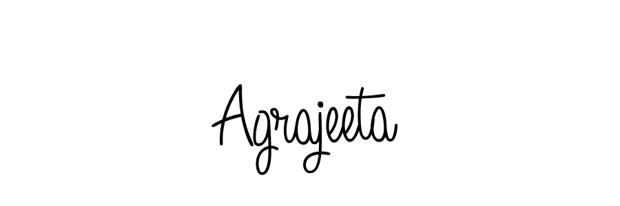 Also we have Agrajeeta name is the best signature style. Create professional handwritten signature collection using Angelique-Rose-font-FFP autograph style. Agrajeeta signature style 5 images and pictures png