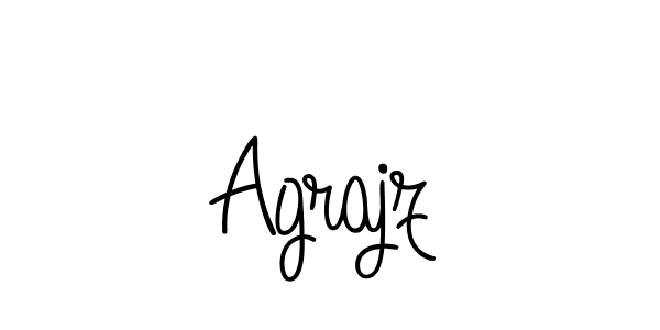 Once you've used our free online signature maker to create your best signature Angelique-Rose-font-FFP style, it's time to enjoy all of the benefits that Agrajz name signing documents. Agrajz signature style 5 images and pictures png