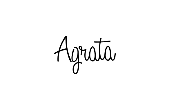 Angelique-Rose-font-FFP is a professional signature style that is perfect for those who want to add a touch of class to their signature. It is also a great choice for those who want to make their signature more unique. Get Agrata name to fancy signature for free. Agrata signature style 5 images and pictures png