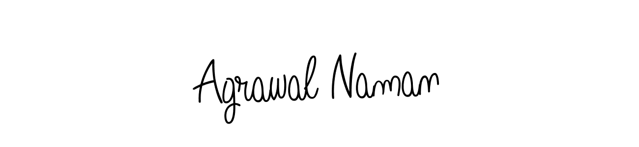 Agrawal Naman stylish signature style. Best Handwritten Sign (Angelique-Rose-font-FFP) for my name. Handwritten Signature Collection Ideas for my name Agrawal Naman. Agrawal Naman signature style 5 images and pictures png