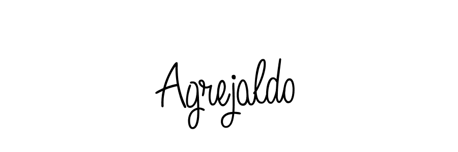 Use a signature maker to create a handwritten signature online. With this signature software, you can design (Angelique-Rose-font-FFP) your own signature for name Agrejaldo. Agrejaldo signature style 5 images and pictures png