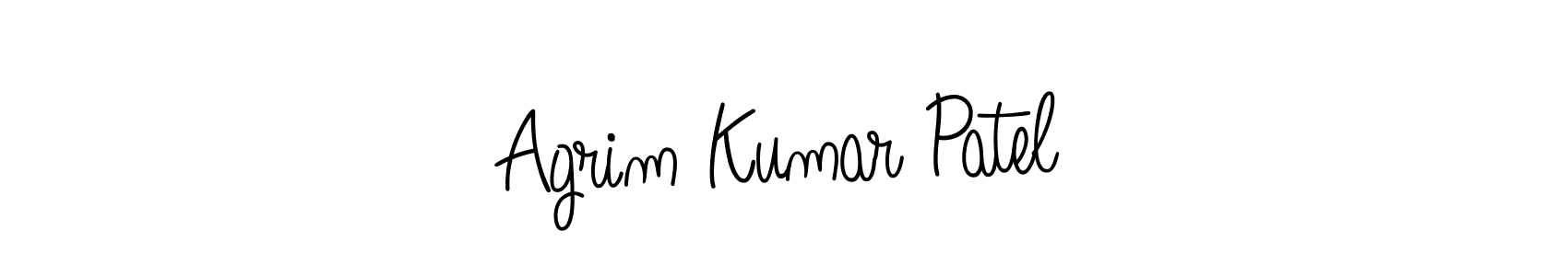 How to Draw Agrim Kumar Patel signature style? Angelique-Rose-font-FFP is a latest design signature styles for name Agrim Kumar Patel. Agrim Kumar Patel signature style 5 images and pictures png