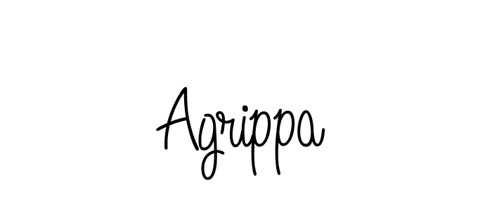 How to Draw Agrippa signature style? Angelique-Rose-font-FFP is a latest design signature styles for name Agrippa. Agrippa signature style 5 images and pictures png