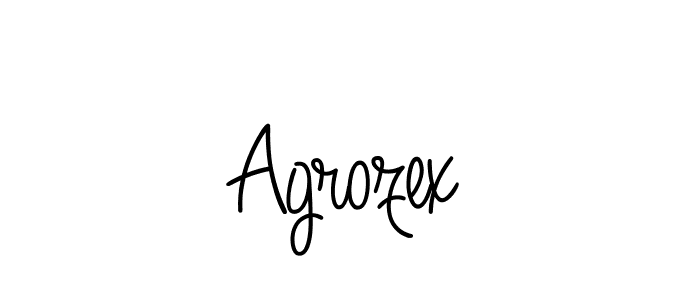 How to Draw Agrozex signature style? Angelique-Rose-font-FFP is a latest design signature styles for name Agrozex. Agrozex signature style 5 images and pictures png