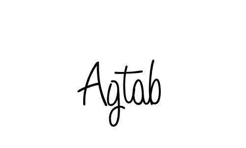 Best and Professional Signature Style for Agtab. Angelique-Rose-font-FFP Best Signature Style Collection. Agtab signature style 5 images and pictures png