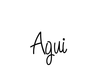 Also we have Agui name is the best signature style. Create professional handwritten signature collection using Angelique-Rose-font-FFP autograph style. Agui signature style 5 images and pictures png