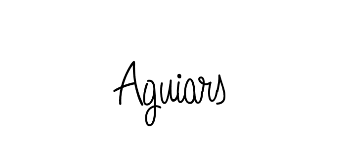 Make a beautiful signature design for name Aguiars. Use this online signature maker to create a handwritten signature for free. Aguiars signature style 5 images and pictures png