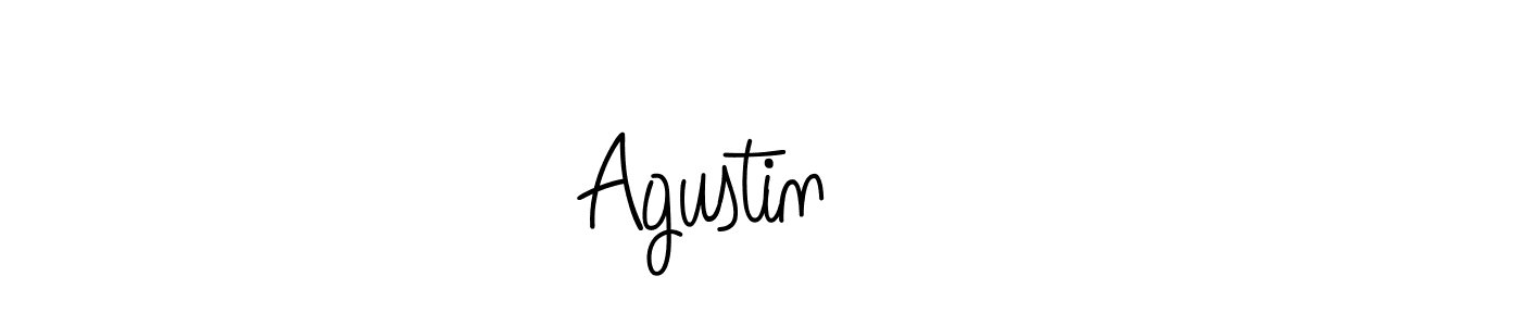 Best and Professional Signature Style for Agustin ❤️. Angelique-Rose-font-FFP Best Signature Style Collection. Agustin ❤️ signature style 5 images and pictures png