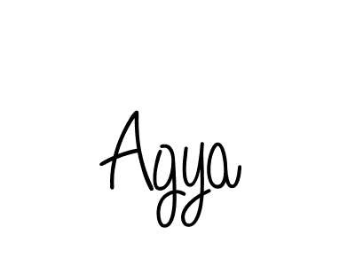 Once you've used our free online signature maker to create your best signature Angelique-Rose-font-FFP style, it's time to enjoy all of the benefits that Agya name signing documents. Agya signature style 5 images and pictures png