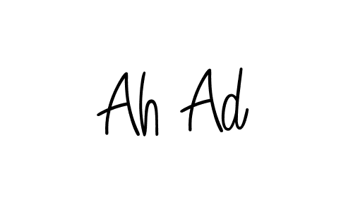Once you've used our free online signature maker to create your best signature Angelique-Rose-font-FFP style, it's time to enjoy all of the benefits that Ah Ad name signing documents. Ah Ad signature style 5 images and pictures png