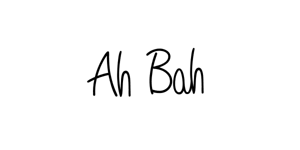 if you are searching for the best signature style for your name Ah Bah. so please give up your signature search. here we have designed multiple signature styles  using Angelique-Rose-font-FFP. Ah Bah signature style 5 images and pictures png