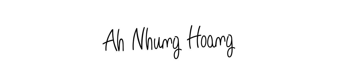 Best and Professional Signature Style for Ah Nhung Hoang. Angelique-Rose-font-FFP Best Signature Style Collection. Ah Nhung Hoang signature style 5 images and pictures png