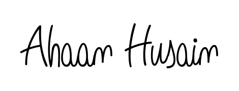 The Angelique-Rose-font-FFP font transforms the name Ahaan Husain into an executive sign with sharp precision and distinguished character. Ahaan Husain signature style 5 images and pictures png