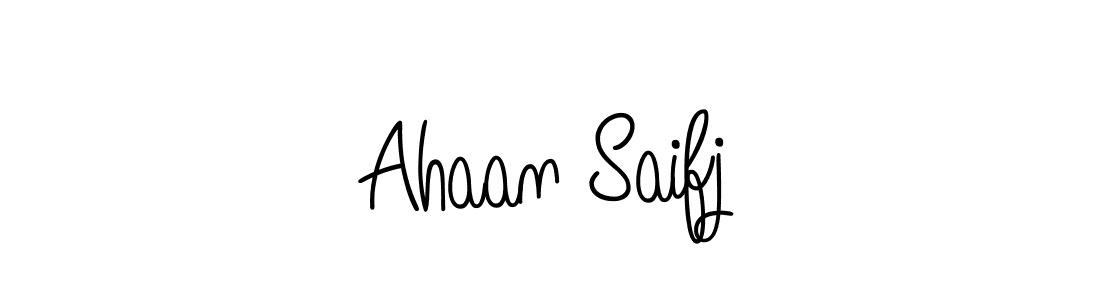 Ahaan Saifj stylish signature style. Best Handwritten Sign (Angelique-Rose-font-FFP) for my name. Handwritten Signature Collection Ideas for my name Ahaan Saifj. Ahaan Saifj signature style 5 images and pictures png