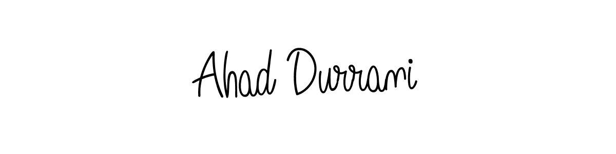 Also we have Ahad Durrani name is the best signature style. Create professional handwritten signature collection using Angelique-Rose-font-FFP autograph style. Ahad Durrani signature style 5 images and pictures png