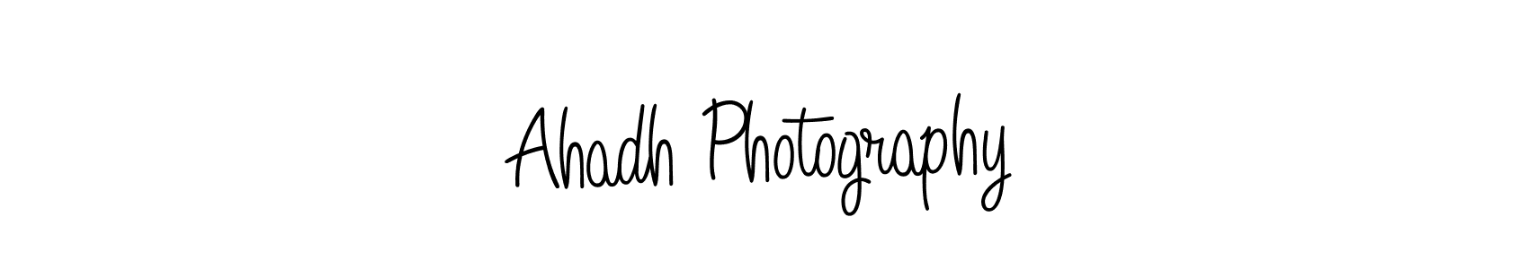 Make a beautiful signature design for name Ahadh Photography. With this signature (Angelique-Rose-font-FFP) style, you can create a handwritten signature for free. Ahadh Photography signature style 5 images and pictures png