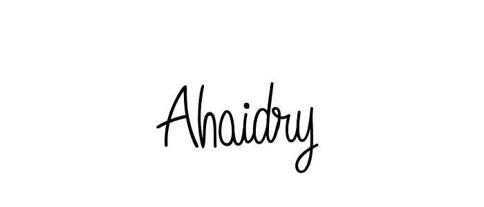 How to Draw Ahaidry signature style? Angelique-Rose-font-FFP is a latest design signature styles for name Ahaidry. Ahaidry signature style 5 images and pictures png