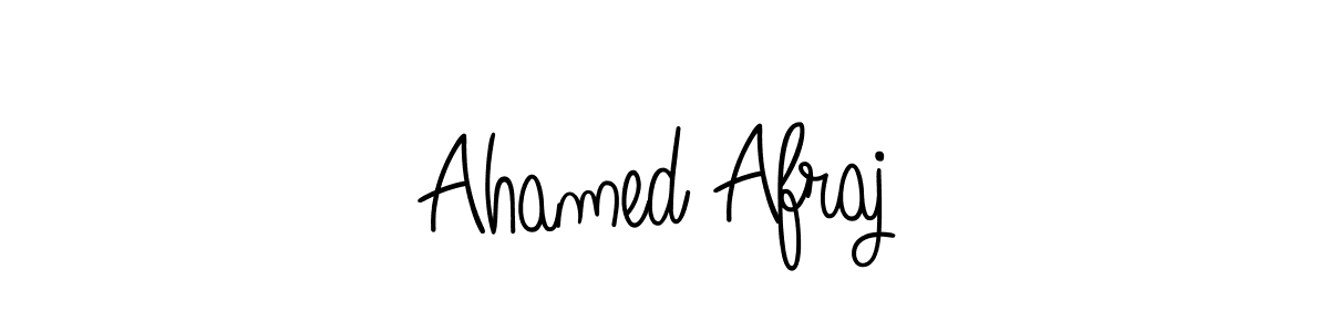 Make a beautiful signature design for name Ahamed Afraj. Use this online signature maker to create a handwritten signature for free. Ahamed Afraj signature style 5 images and pictures png