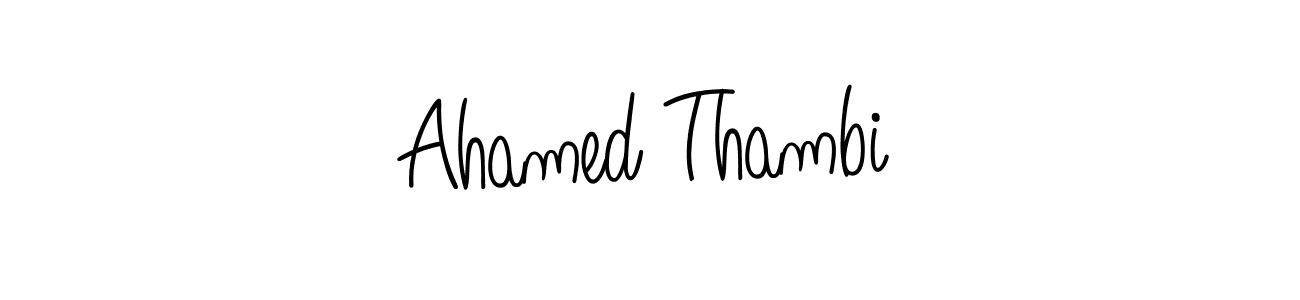 Here are the top 10 professional signature styles for the name Ahamed Thambi. These are the best autograph styles you can use for your name. Ahamed Thambi signature style 5 images and pictures png