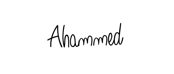 Also we have Ahammed name is the best signature style. Create professional handwritten signature collection using Angelique-Rose-font-FFP autograph style. Ahammed signature style 5 images and pictures png