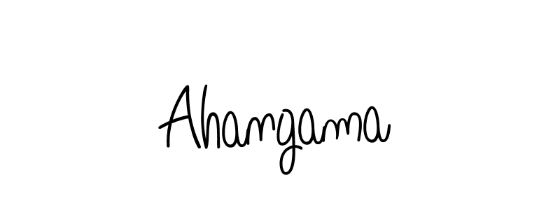 How to Draw Ahangama signature style? Angelique-Rose-font-FFP is a latest design signature styles for name Ahangama. Ahangama signature style 5 images and pictures png